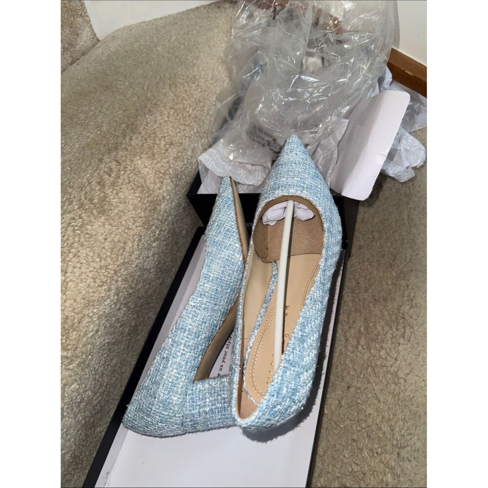 Marc Fisher LTD Womens Zala light blue pump LIKE NEW - Picture 10 of 10